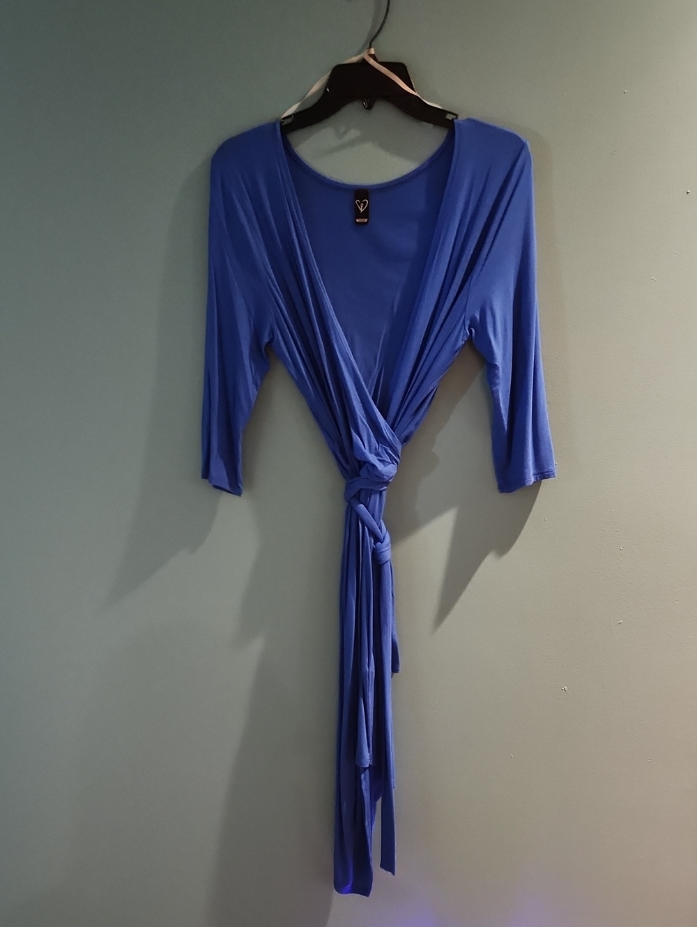 Wrap V-neck Dress With Self Tie